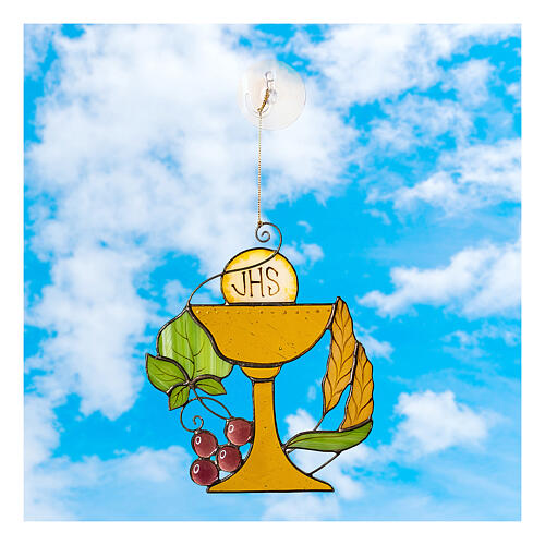 Stained Glass Holy Eucharist Ornament 4