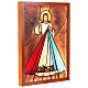Icona illuminata Cristo misericordioso vetro colorato 50x35 cm s3