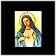 Colored Glass Icon Immaculate Heart of Mary s4
