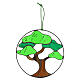 Árbol de la vida de vidrio colorido s1
