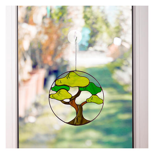 Albero della vita in vetro colorato 2