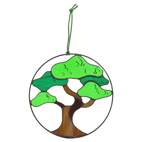 Albero della vita in vetro colorato 3