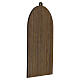 Dome-shaped wooden picture of Saint Pier Giorgio Frassati, 15x10 cm s2
