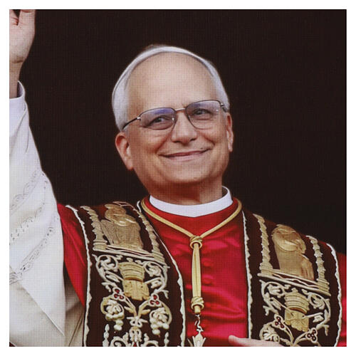 Pope Leo XIV high-definition canvas print, 10x8 in 2