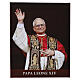 Pope Leo XIV high-definition canvas print, 10x8 in s1