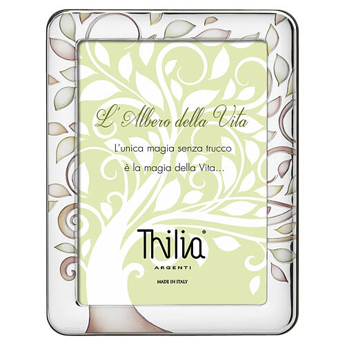 Thilia picture frame with Tree of Life and colored shaded details, 25x20cm 1