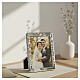 Thilia 6x4-inch photo frame with intertwined wedding rings, glossy finish s2
