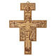 Crucifix de Saint-Damien bois d'olivier 25x20 cm Monastère des Clarisses s1