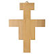 Crocifisso legno d'ulivo San Damiano 25x20 cm Monastero Clarisse s4
