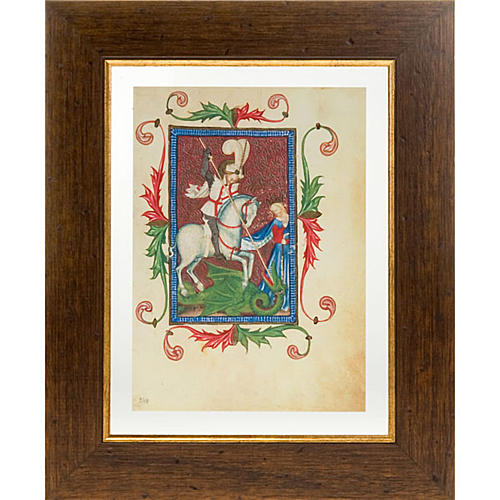 Saint George illuminated manuscript 1