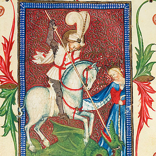 Saint George illuminated manuscript 2