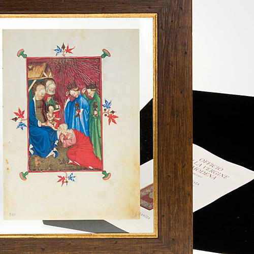Adoración de los Reyes Magos manuscrito miniado 6