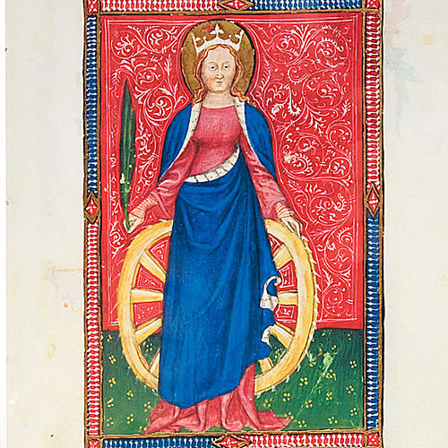 Santa Caterina d'Alessandria codice miniato 2