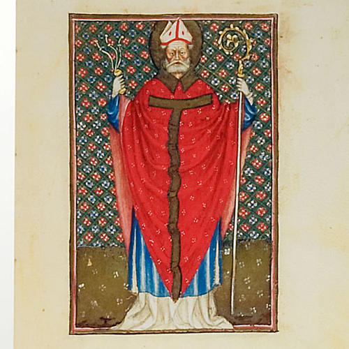 Saint Ambrose illuminated manuscript 2