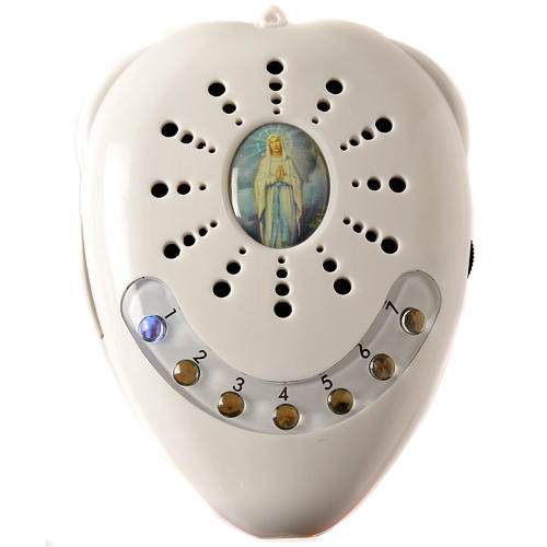 Digital rosary with litanies heart-shaped 1