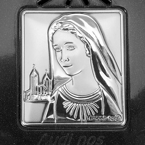 Digital Rosary with silver image grey version 3