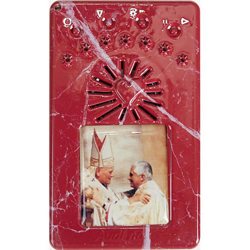1 Paolo II Coroncina Holyart Rosario Elettronico Rosso G 