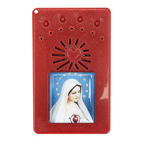 Electronic rosary with Litanies of the Blessed Virgin Mary red