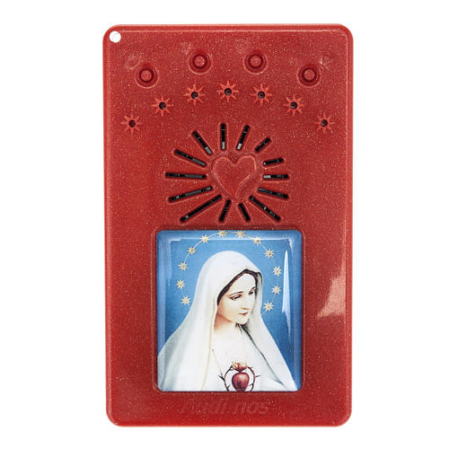 Electronic rosary with Litanies of the Blessed Virgin Mary red 1