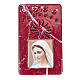 Electronic marbled red rosary with Litanies of the Blessed Virgin Mary s1