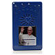 Rosario Elettronico Papa Francesco saluta blu Coroncina s1