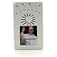 Electronic white rosary with Pope Francis saying hello and divine mercy chaplet s1