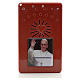 Electronic red rosary with Pope Francis saying hello and divine mercy chaplet s1