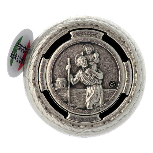 Talking adhesive plate with Saint Christopher prayer 1