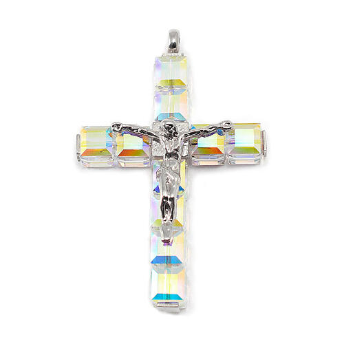 Ghirelli crystal rosary cubic beads 3