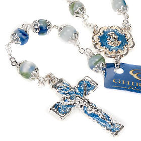 Ghirelli rosary glass and glaze beads