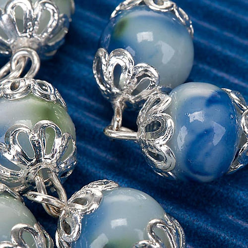 Ghirelli rosary glass and glaze beads 3