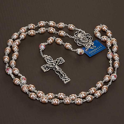 Ghirelli rosary Bohemia crystal glass beads 6