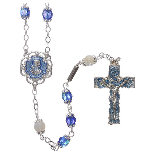 Ghirelli rosary mother-of-pearl Pater Noster beads 1