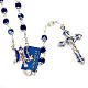 Ghirelli rosary blue and mother-of-pearl beads s1