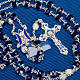 Ghirelli rosary blue and mother-of-pearl beads s4