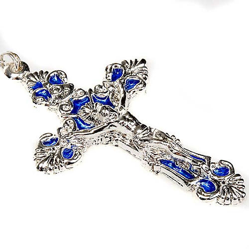 Ghirelli rosary blue and mother-of-pearl beads 2