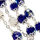 Ghirelli rosary blue and mother-of-pearl beads s3
