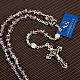 Ghirelli rosary pink and mother-of-pearl beads s4