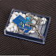 Rosenkranz Ghirelli oval weiss Glas s4