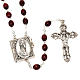 Ghirelli rosary with inlayed wood beads s1