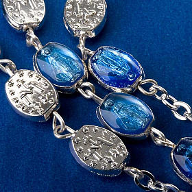 Ghirelli rosary blue medal beads