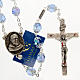 Ghirelli rosary sapphire glass Padre Pio s1