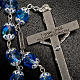 Ghirelli rosary sapphire glass Padre Pio s3