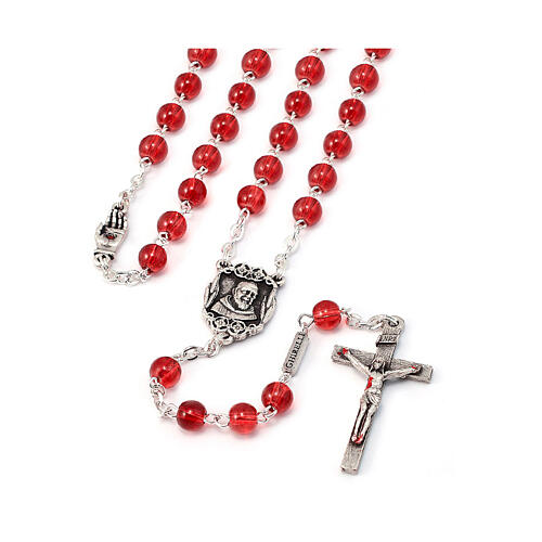 Ghirelli rosary beads, Saint Pio of Pietralcina 6mm 1