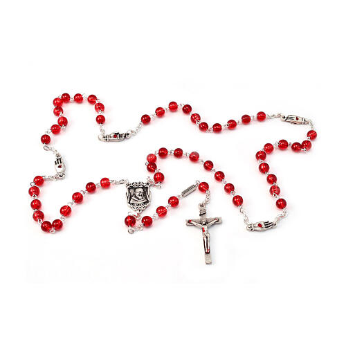 Ghirelli rosary beads, Saint Pio of Pietralcina 6mm 7