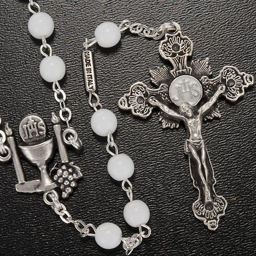 Ghirelli rosary First Communion 6 mm 2