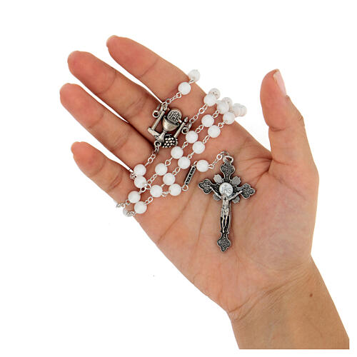 Ghirelli rosary First Communion 6 mm 6