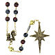 Rosenkranz Ghirelli Weihnachten böhmisches Glas Perlen 8 mm s1