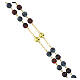 Rosenkranz Ghirelli Weihnachten böhmisches Glas Perlen 8 mm s3