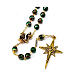 Ghirelli rosary Christmas with Bohemia glass 8 mm s1